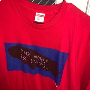 Supreme shirt “The World is Yours”